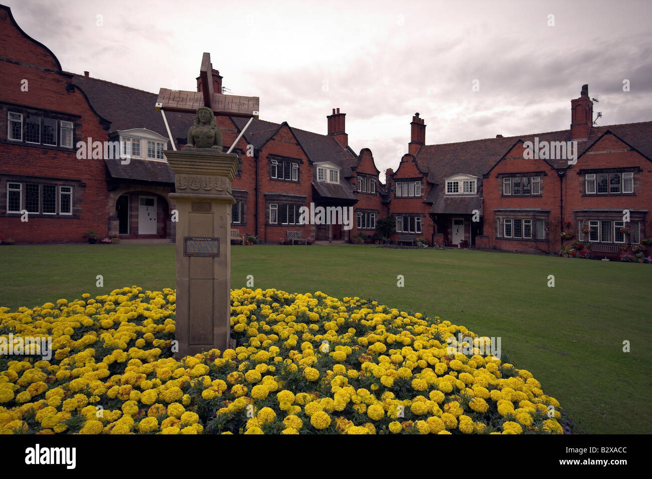 Unique houses, Port Sunlight, Model Village, Wirral, Merseyside, UK