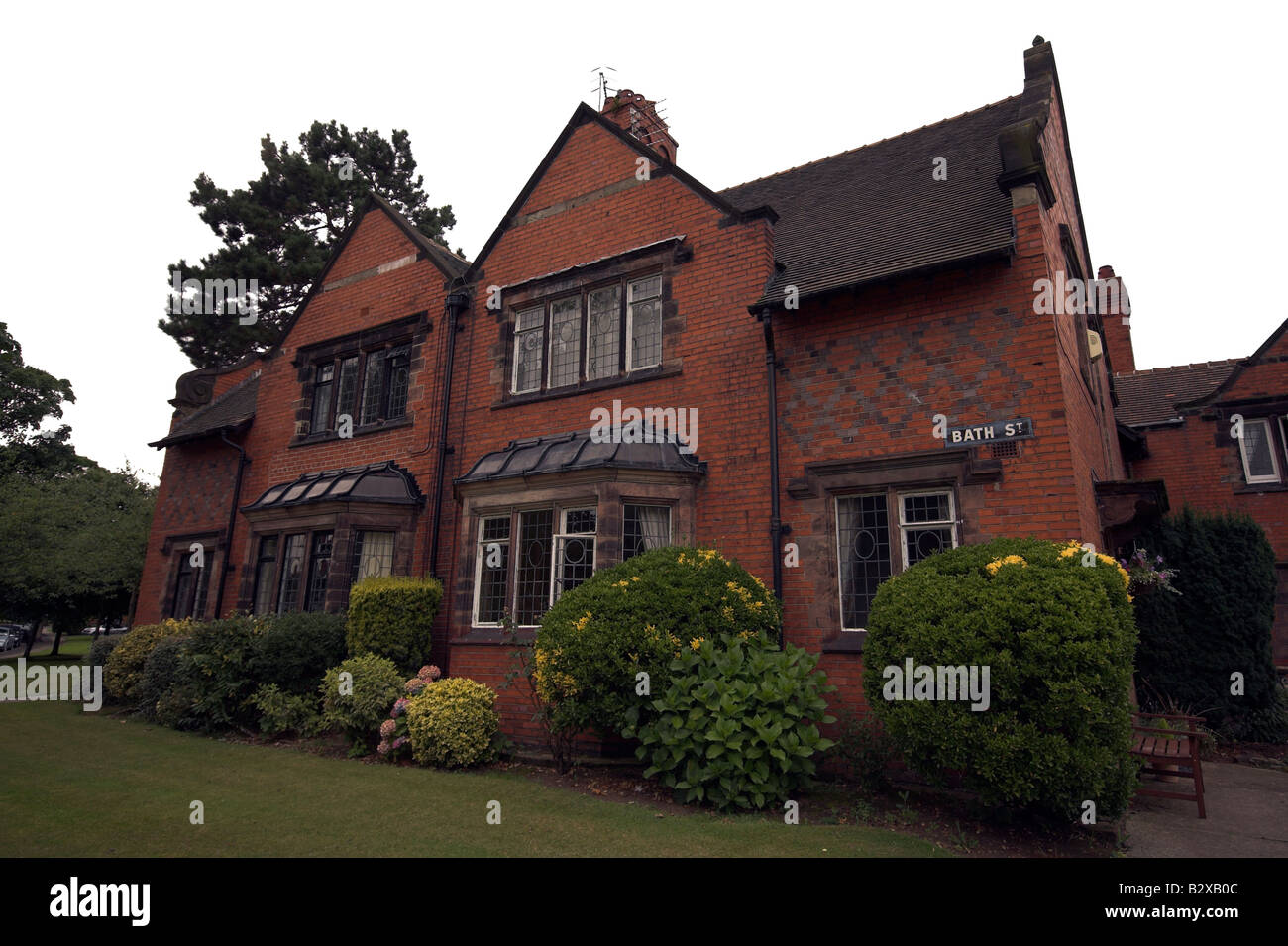 Unique houses, Port Sunlight, Model Village, Wirral, Merseyside, UK