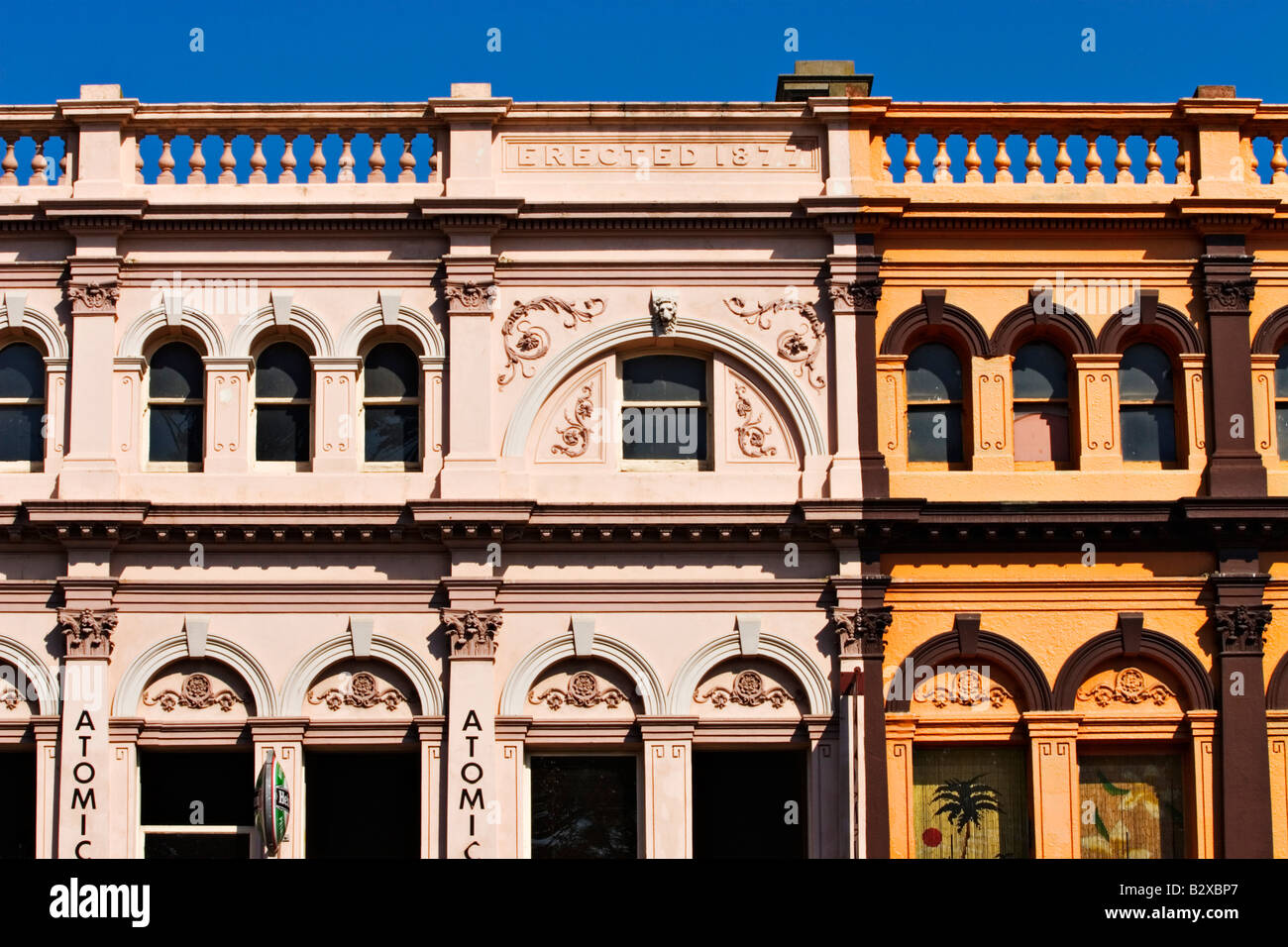Melbourne Architecture / A grand Victorian facade located in the Melbourne Suburb of Williamstown,Australia. Stock Photo