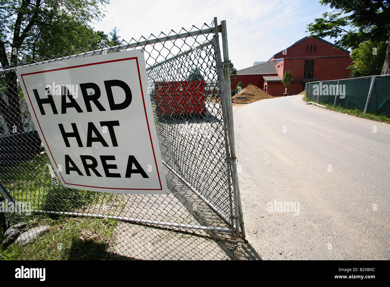 Construction site gate entrance hires stock photography and images Alamy