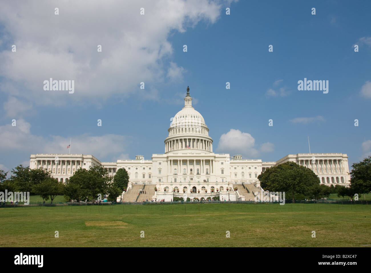 The US Capitol Building legislative branch of the US government. Stock Photo