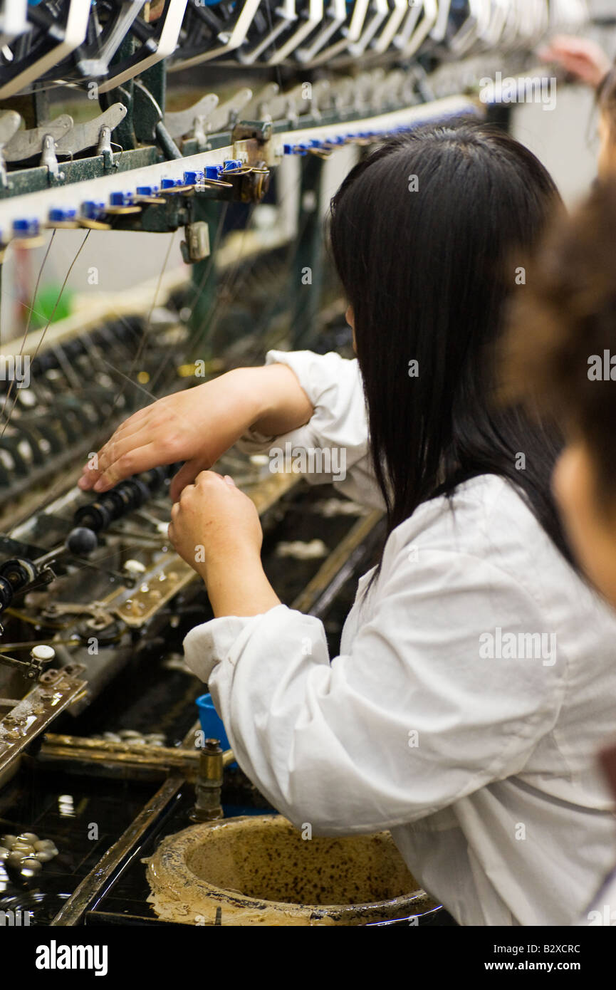 Silk factory, Beijing,China Stock Photo Alamy