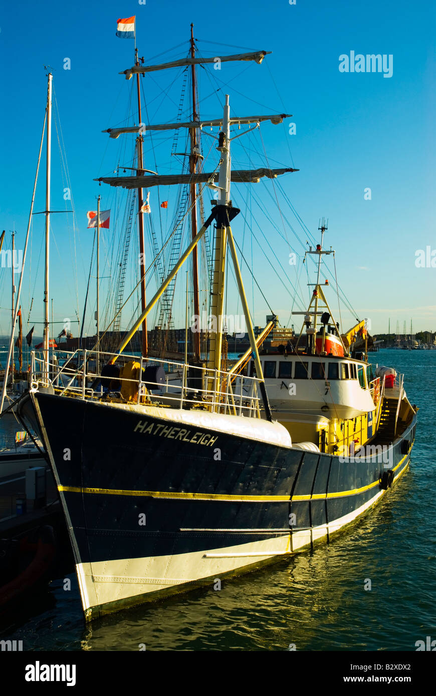 Blue hulled boat hi-res stock photography and images - Alamy