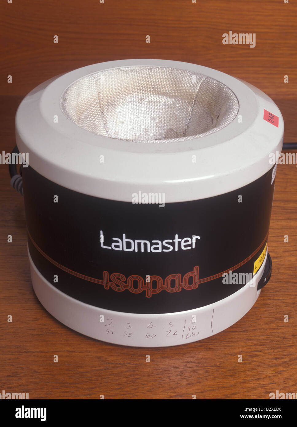 Laboratory heating mantle Stock Photo Alamy