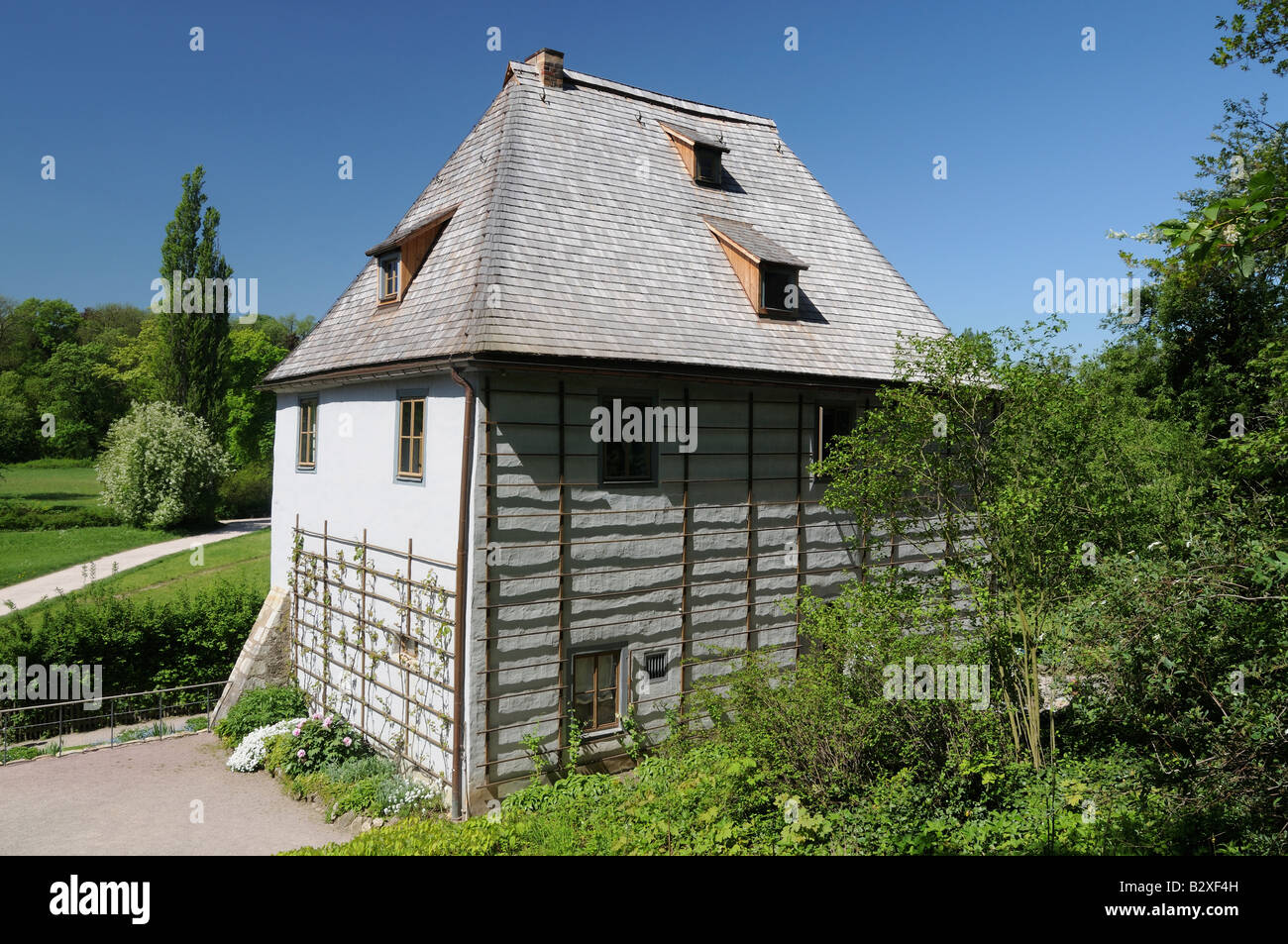 Goethes Garden House, Weimar, Germany Stock Photo Alamy