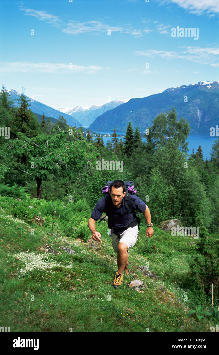 Mountain hiking hi-res stock photography and images - Alamy