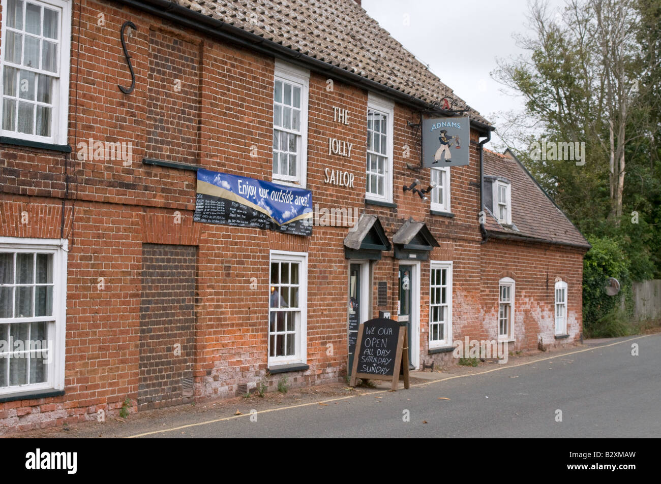 Pub in Orford, Suffolk Stock Photo