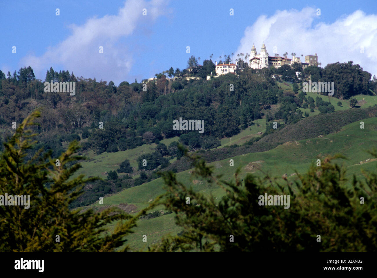 hearst castle, san simeon, california, usa Stock Photo