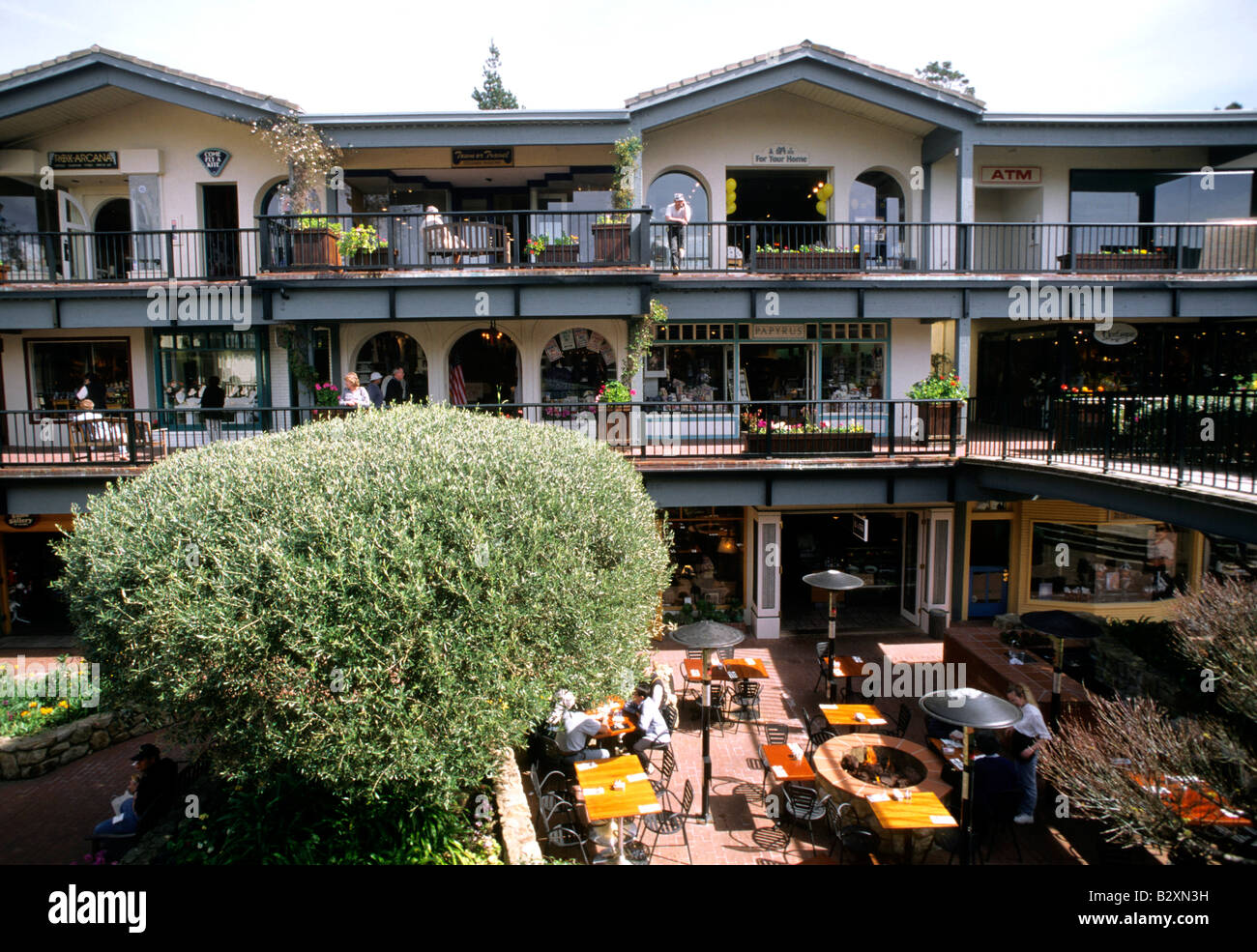 carmel plaza, carmel, monterey, california, usa Stock Photo Alamy