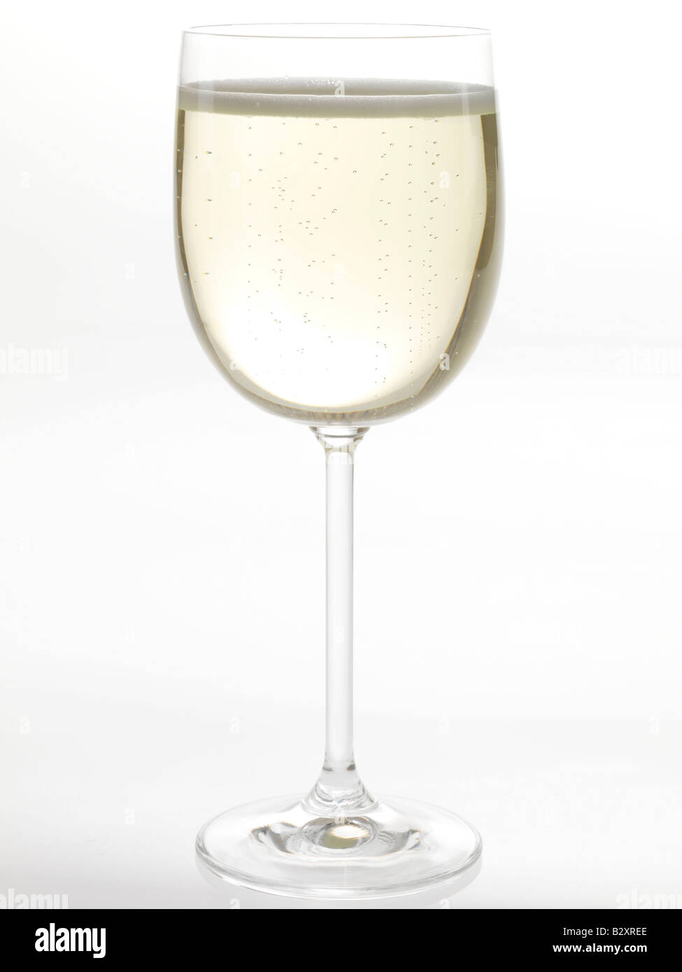 Glass of White Wine Stock Photo Alamy