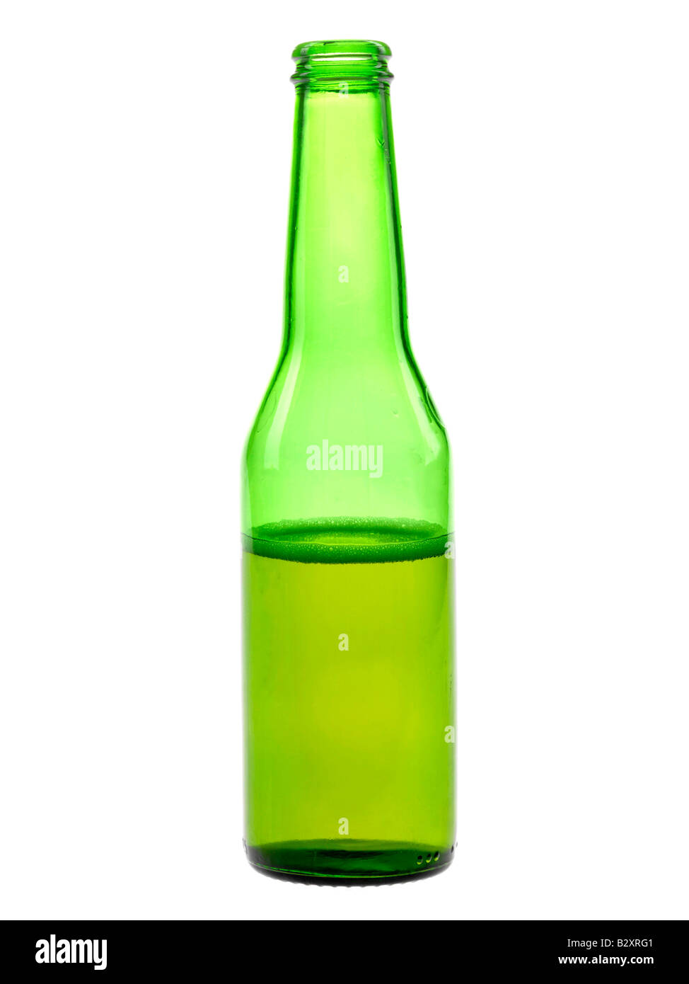 Bottle Of Larger Beer Stock Photo Alamy