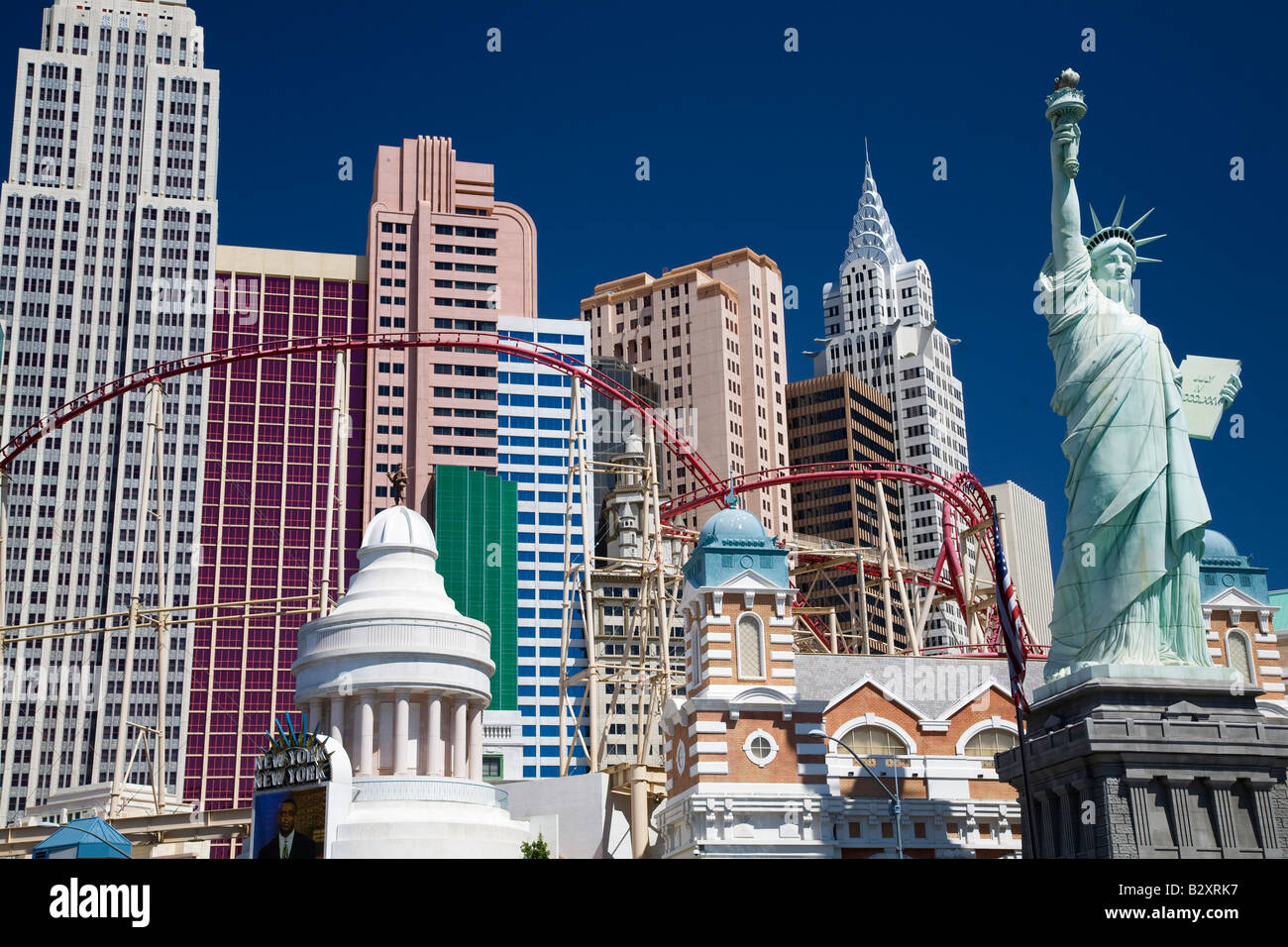 Las Vegas- Statue of Liberty 6, New York, New York Stock Photo