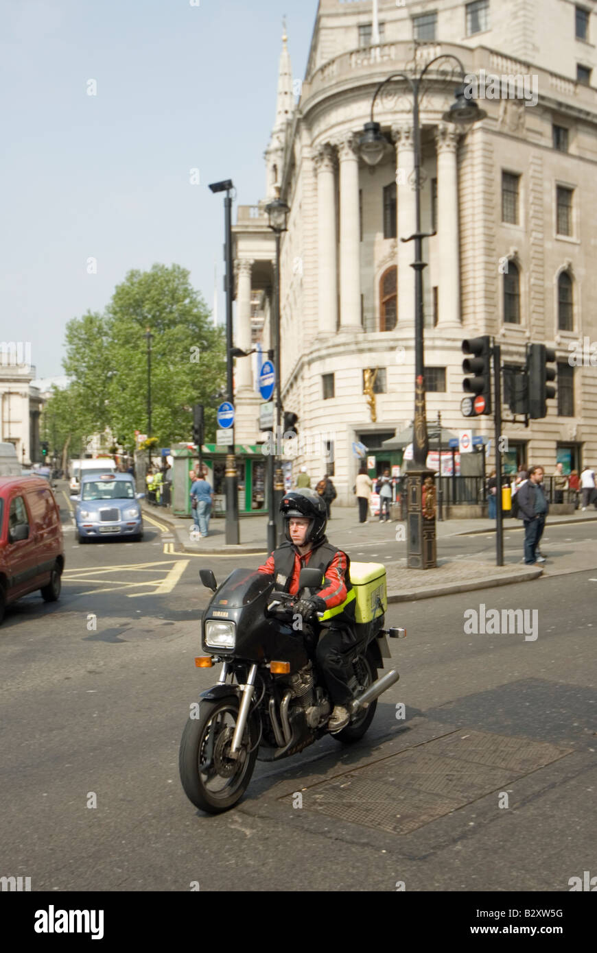 Uk motorbike courier hires stock photography and images Alamy