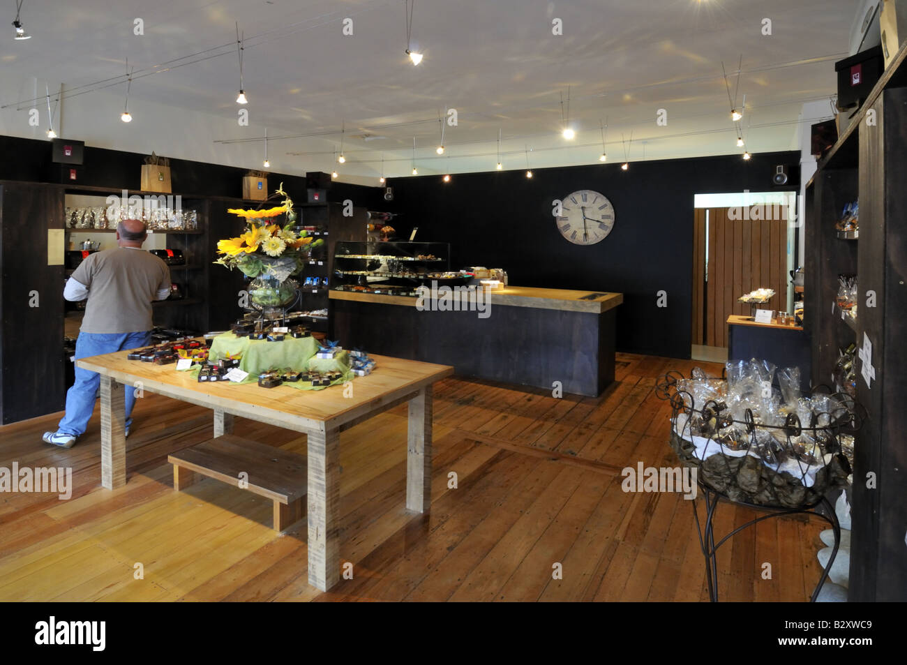 Chocolate Brown confectionery at Geraldine Canterbury New Zealand Stock