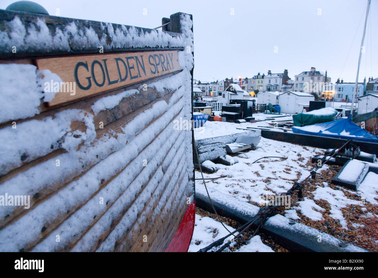 Deal kent snow hi-res stock photography and images - Alamy