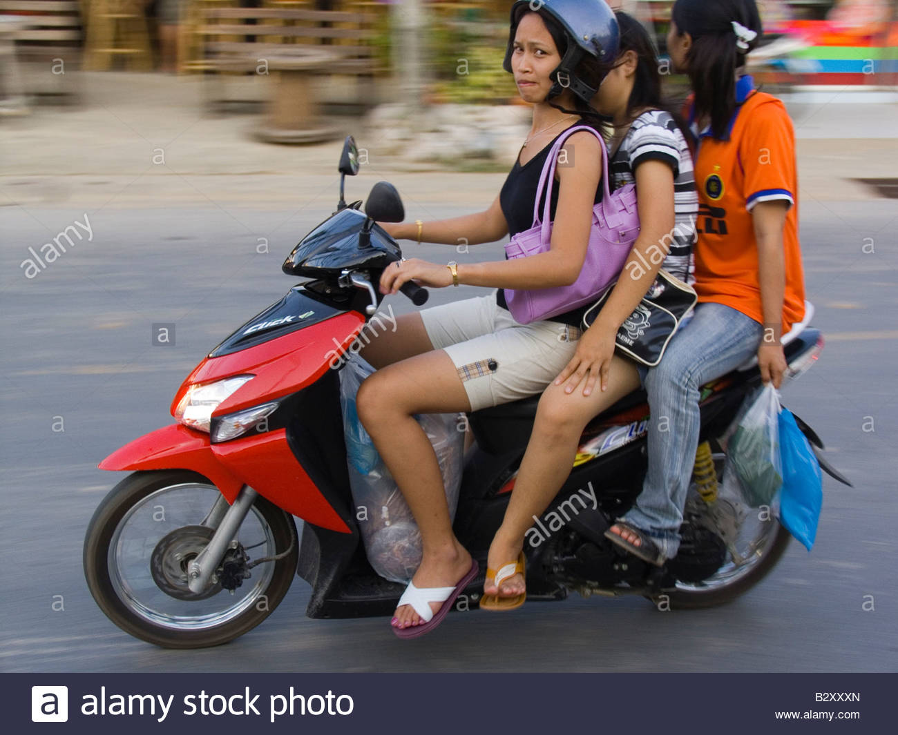 girls motorbike