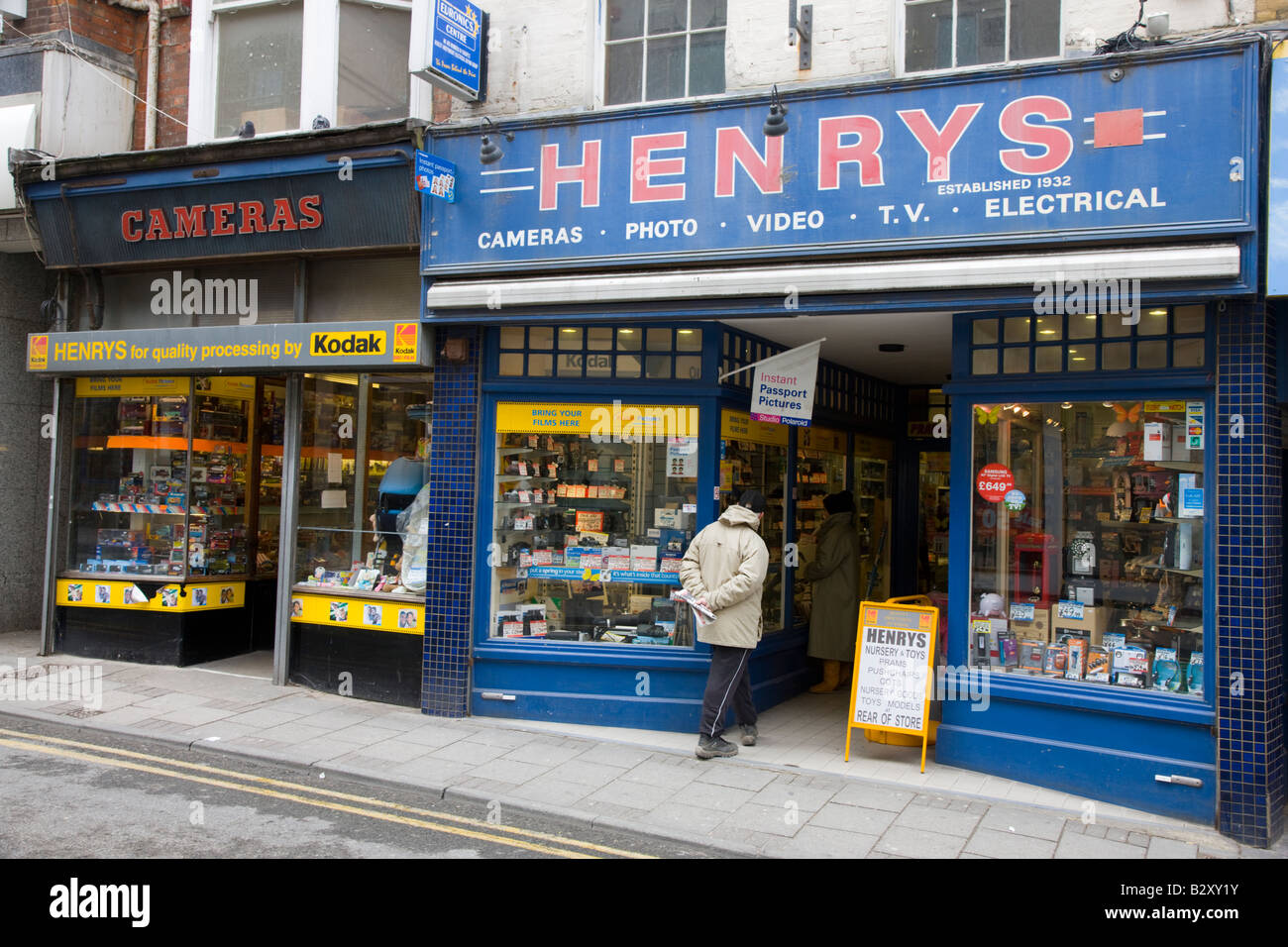 Henrys camera shop in Margate Kent Stock Photo Alamy