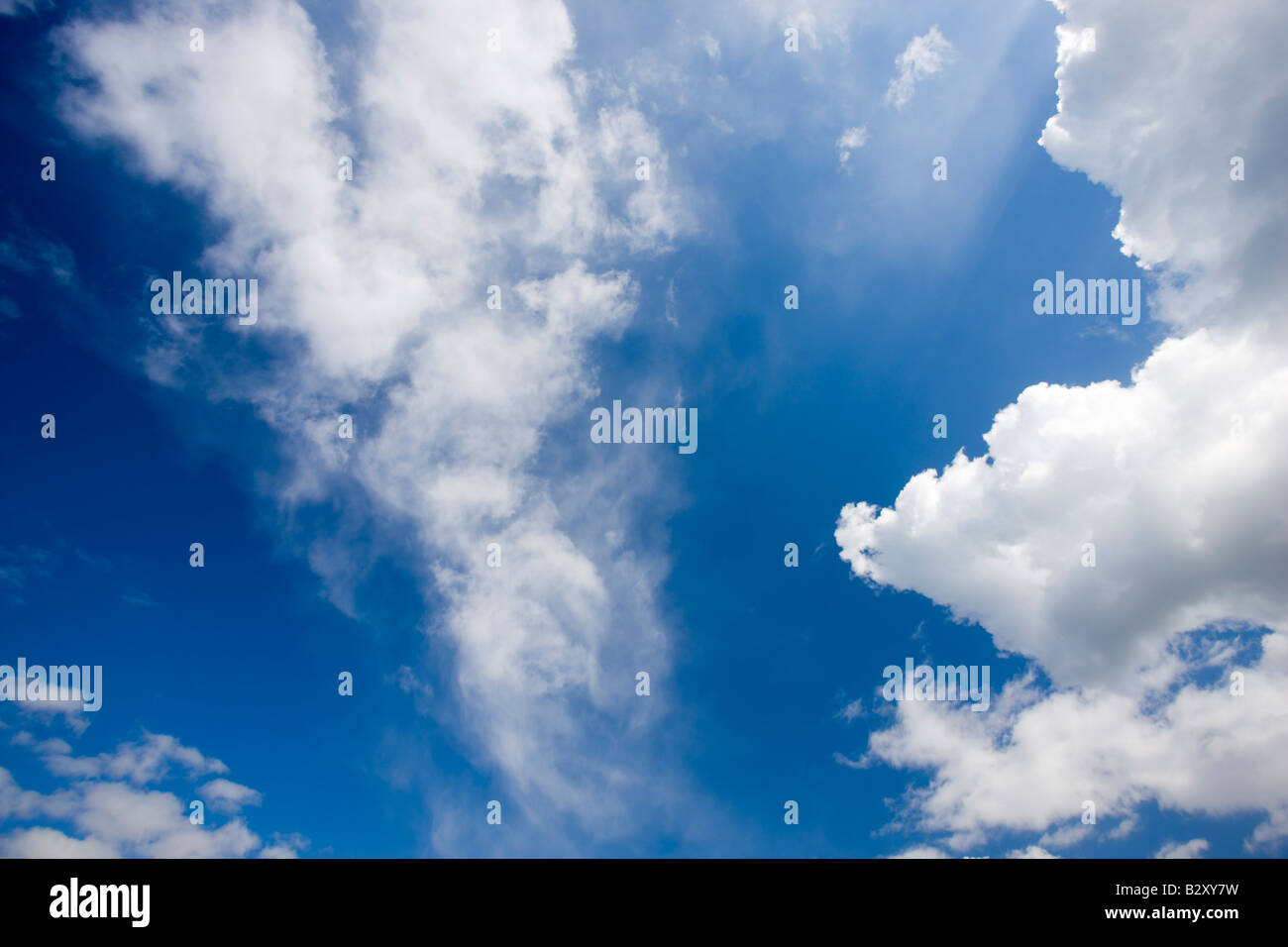 Blue sky and clouds Stock Photo