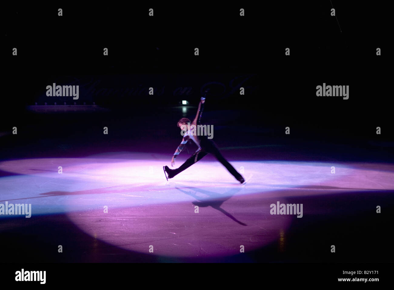 Professional ice skater performing from "Champions on Ice," May 27