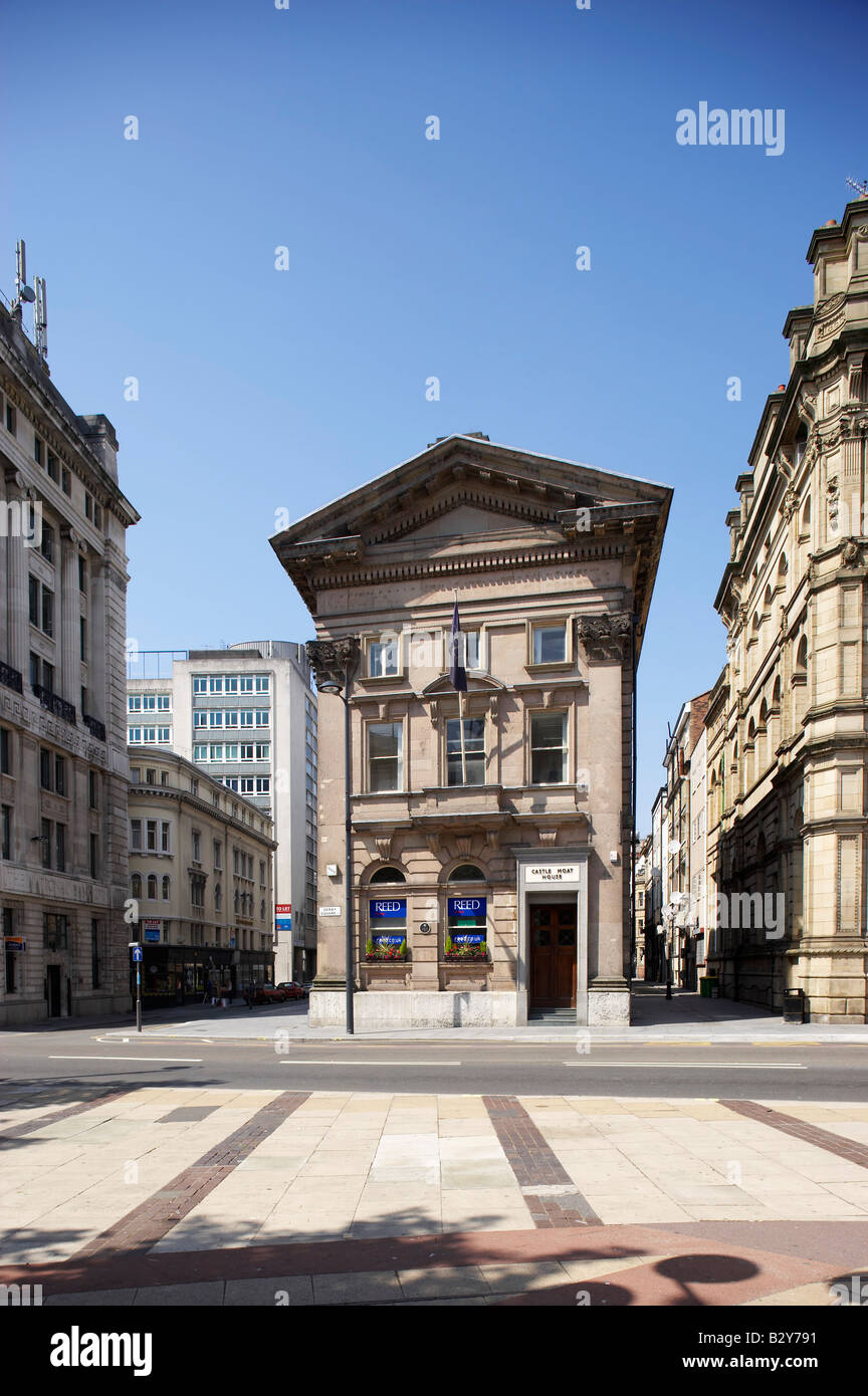 Castle Moat House in Liverpool UK Stock Photo