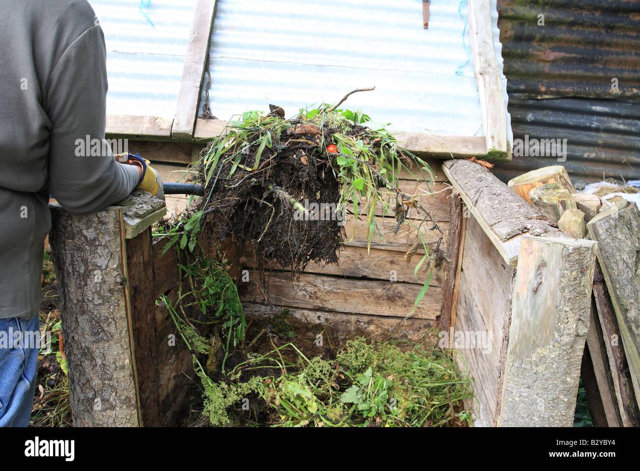 Mixing compost heap hires stock photography and images Alamy