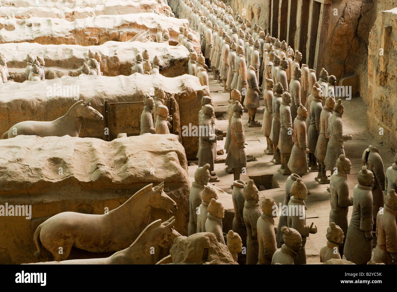Terracotta army, Xian,China Stock Photo Alamy