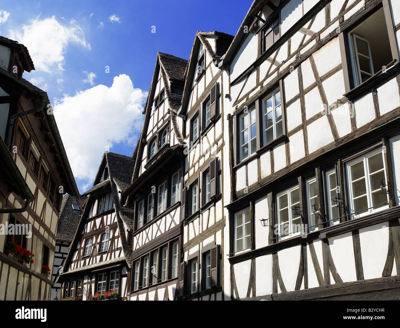 16th century renaissance half timbered houses hi-res stock photography ...