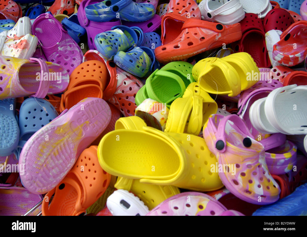 Coloured Rubber Shoes Stock Photo Alamy
