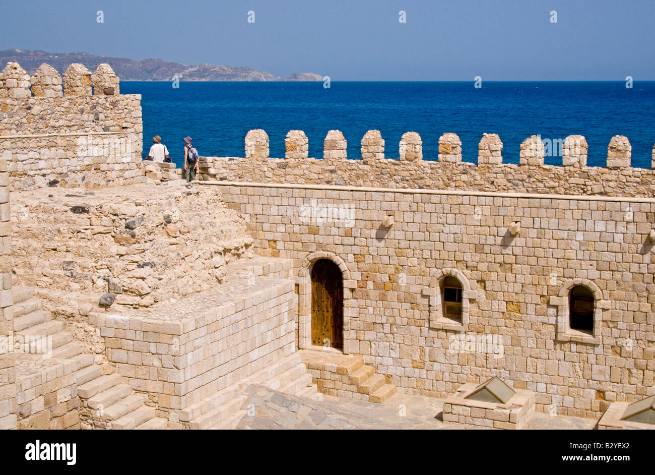 Heraklion Iraklio Crete Greece Koules Venetian Fortress 16thC Stock Photo