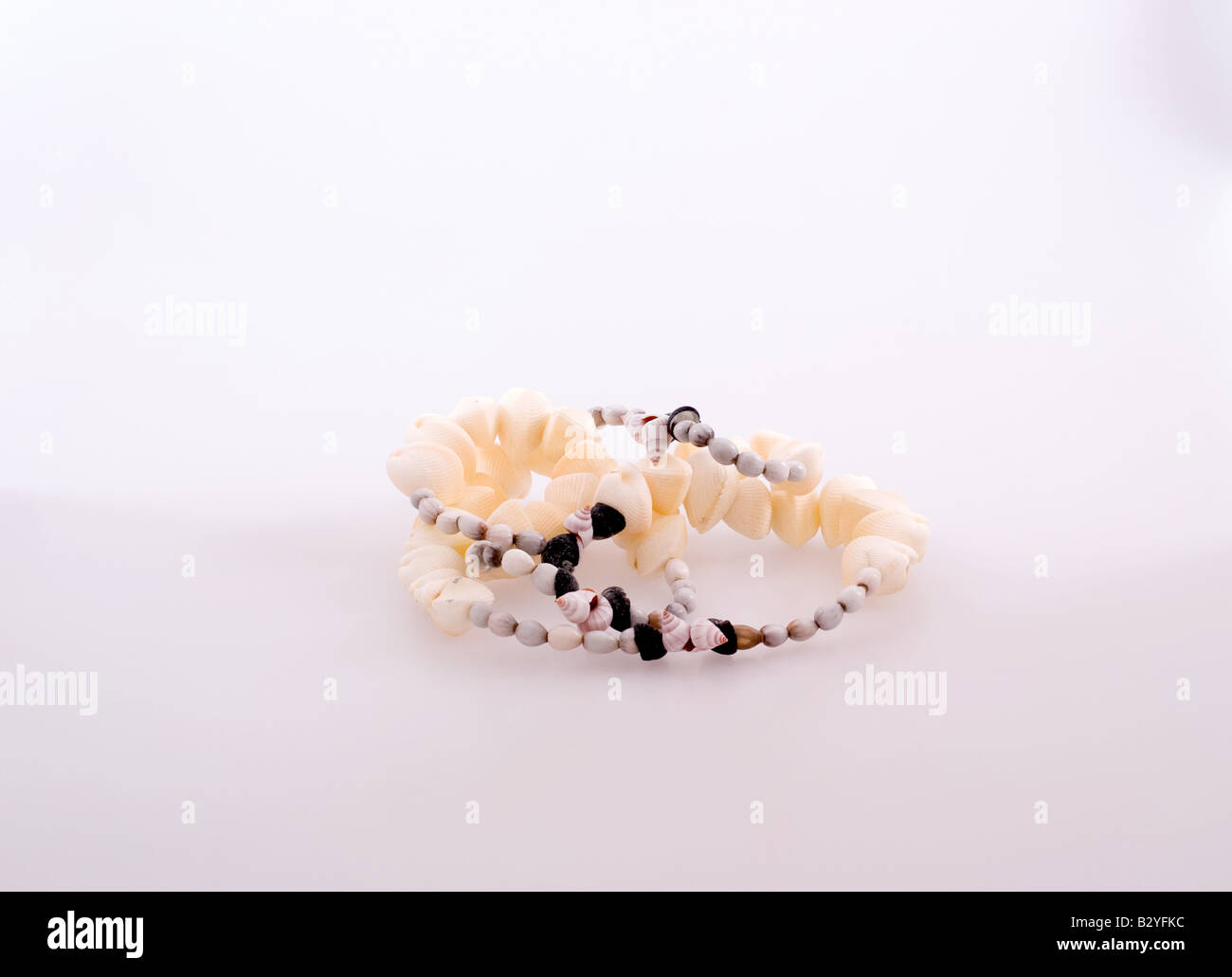A shell necklace from the South Pacific Stock Photo - Alamy