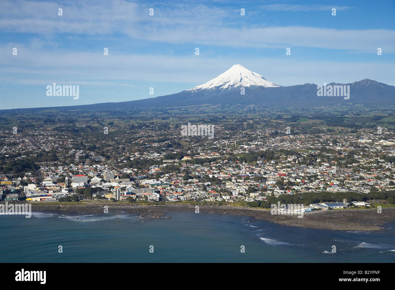 New Plymouth and Mt Taranaki Mt Egmont Taranaki North Island New