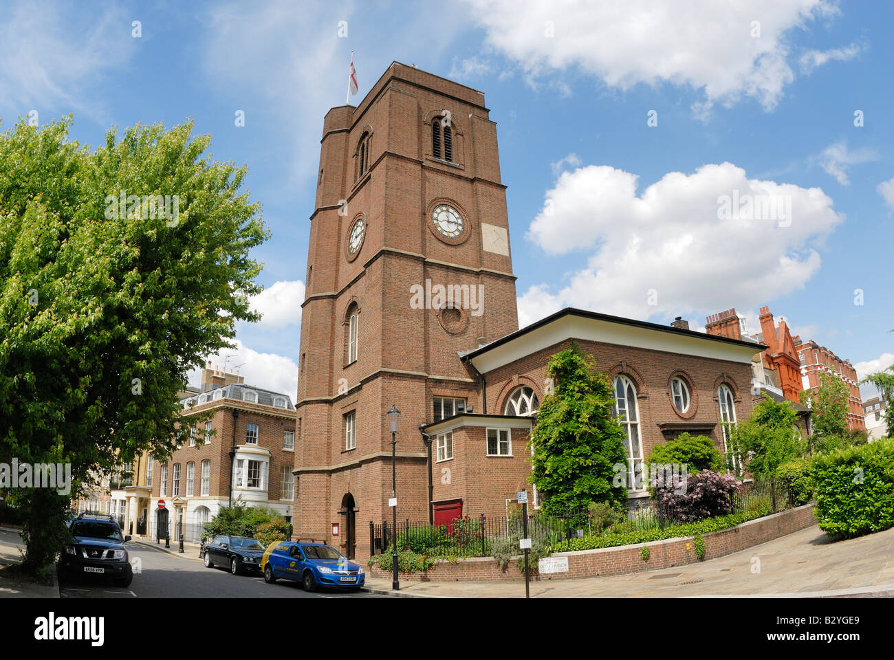Chelsea Old Church London Stock Photo Alamy