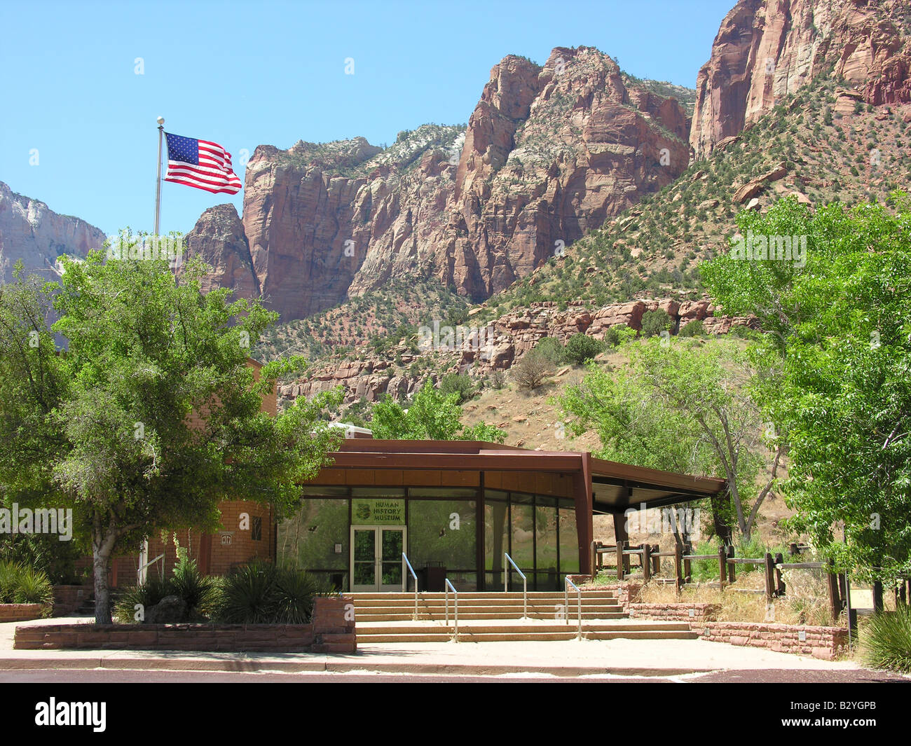 Visitor Center, Zion National Park, Utah Stock Photo Alamy