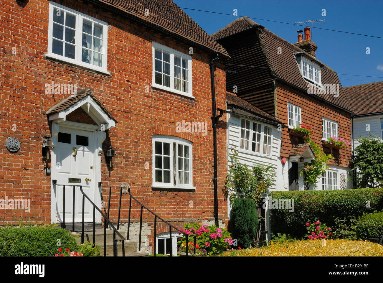Listed Houses, Godstone, Surrey Stock Photo Alamy