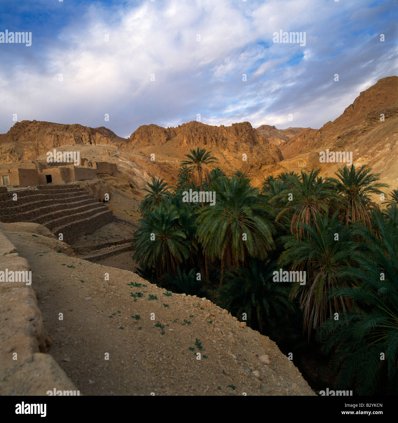 Chebika Tunisia Oasis Stock Photo - Alamy