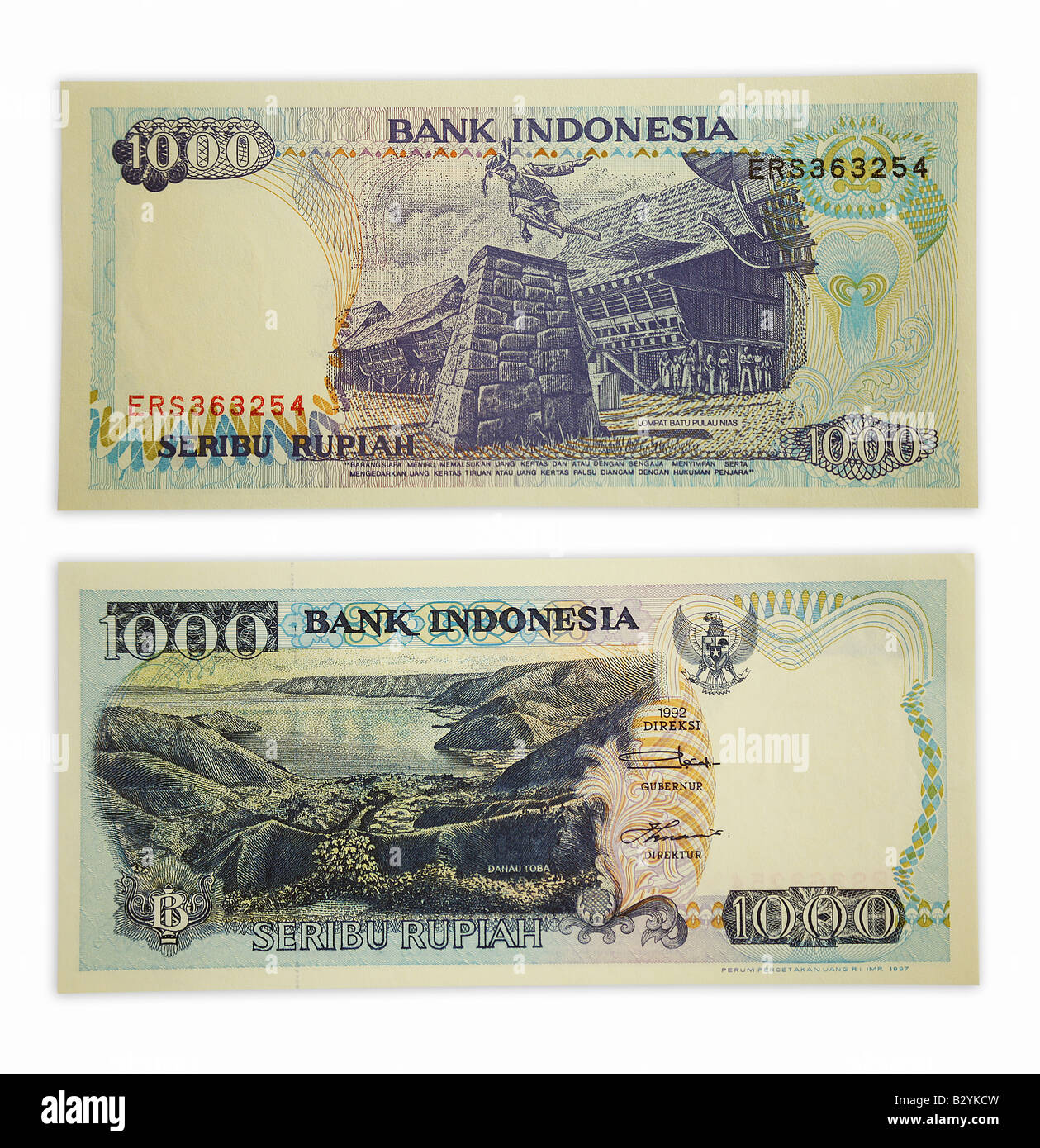 1000 Seribu  Rupiah Bank Indonesia money cash Stock Photo