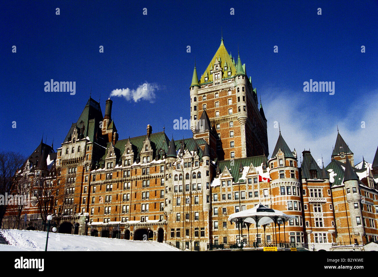 Chateau Frontenac in Quebec City Stock Photo - Alamy