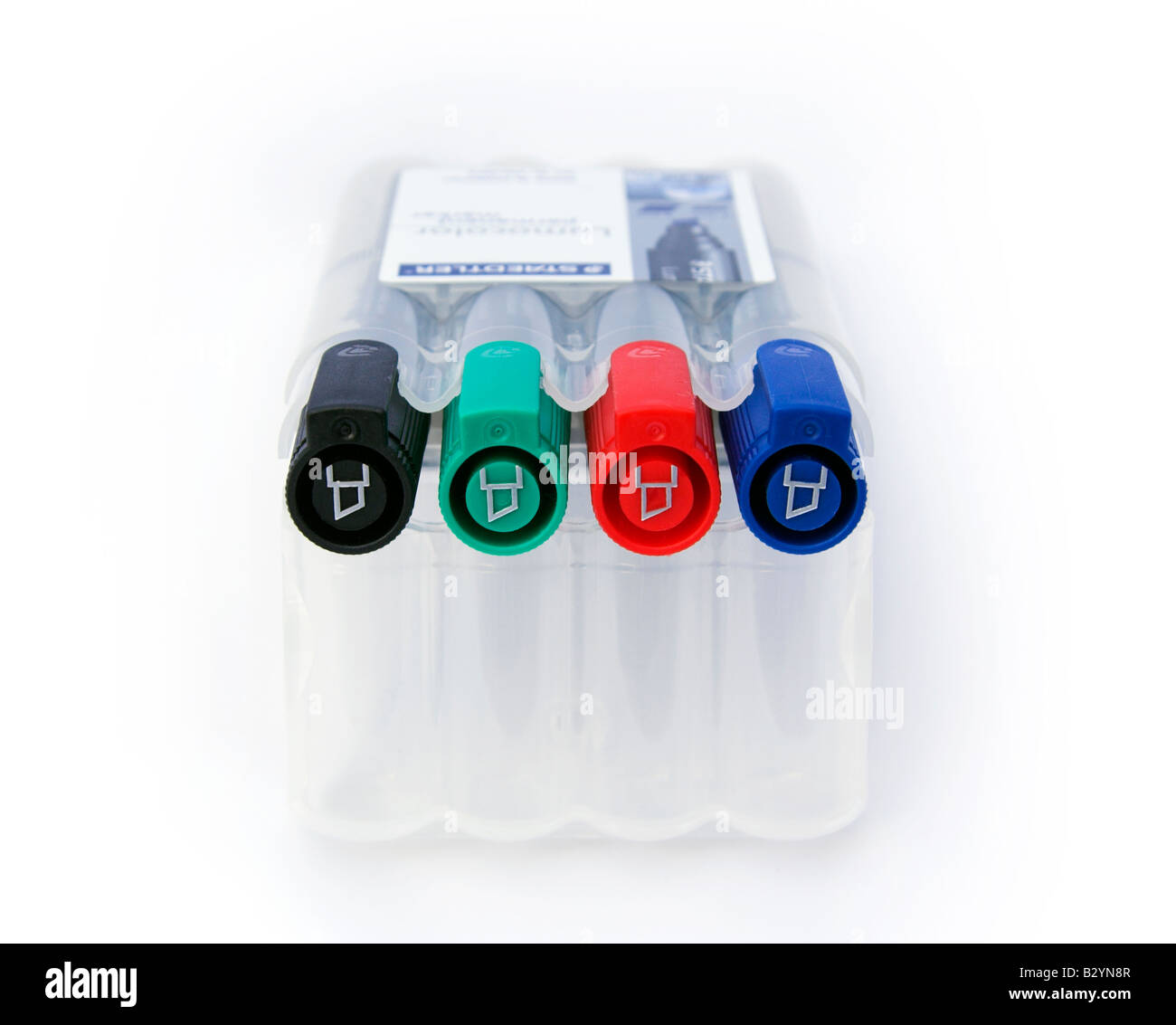 Permanent markers, felt tip pens, white background Stock Photo Alamy