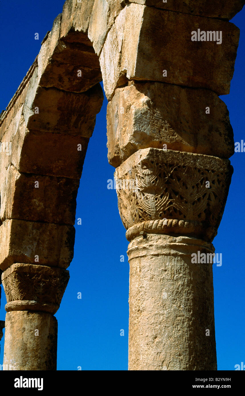 Anjar Lebanon Umayyad Ruins UNESCO World Heritage Site Stock Photo - Alamy