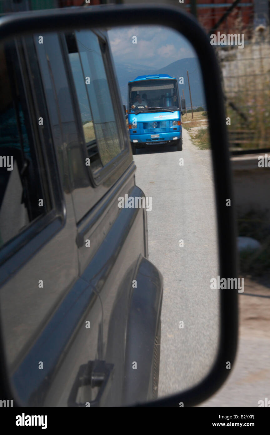 Rear View Mirror Bus High Resolution Stock Photography and Images - Alamy