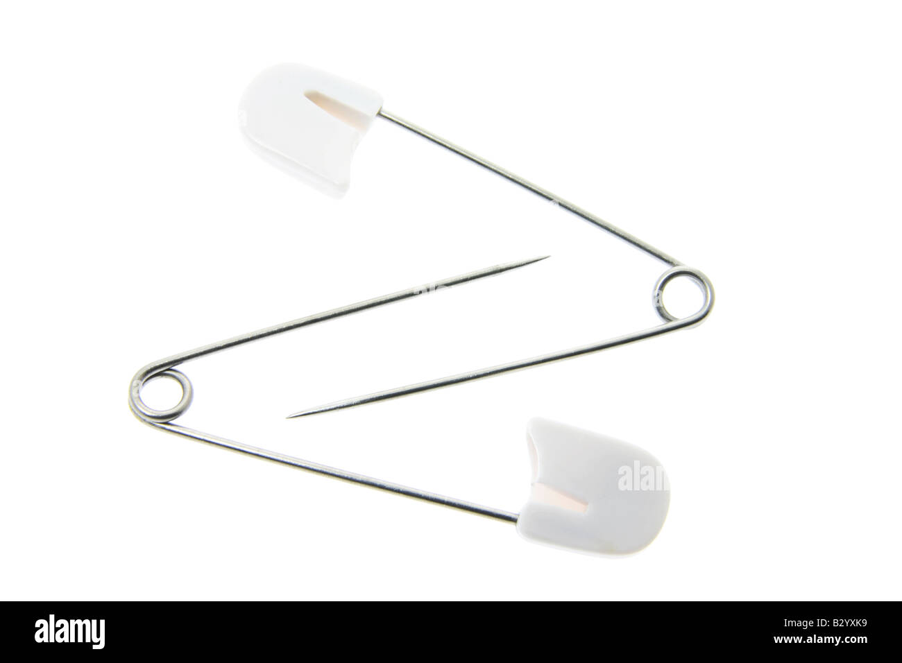 Safety Pins Stock Photo