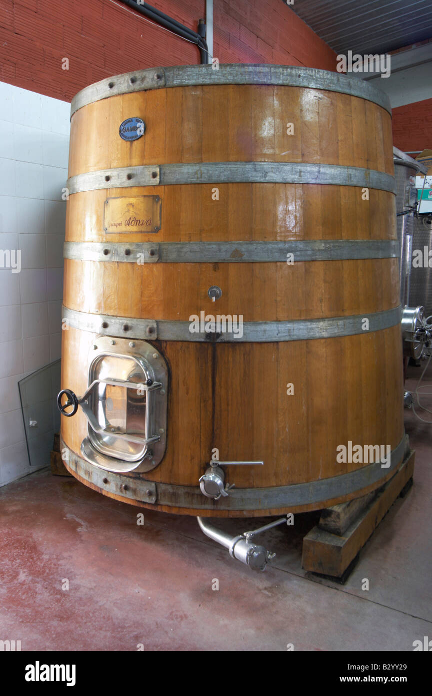Greek Fermentation Fermentation tanks. Kir-Yianni Winery, Yianakohori, Naoussa, Macedonia ...