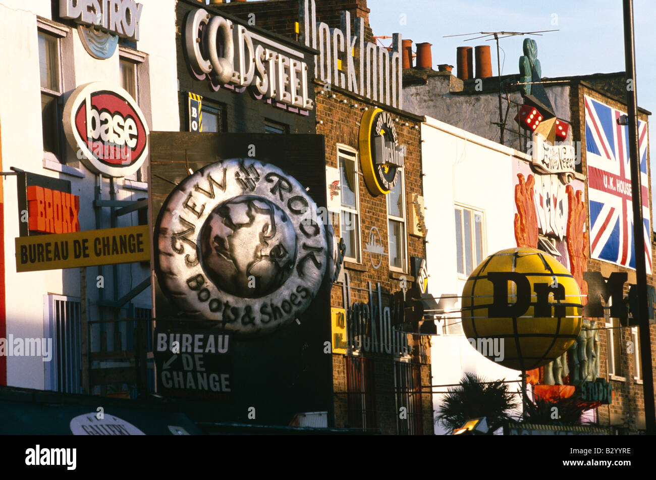 Decorated buildings at Camden Market, London Stock Photo - Alamy