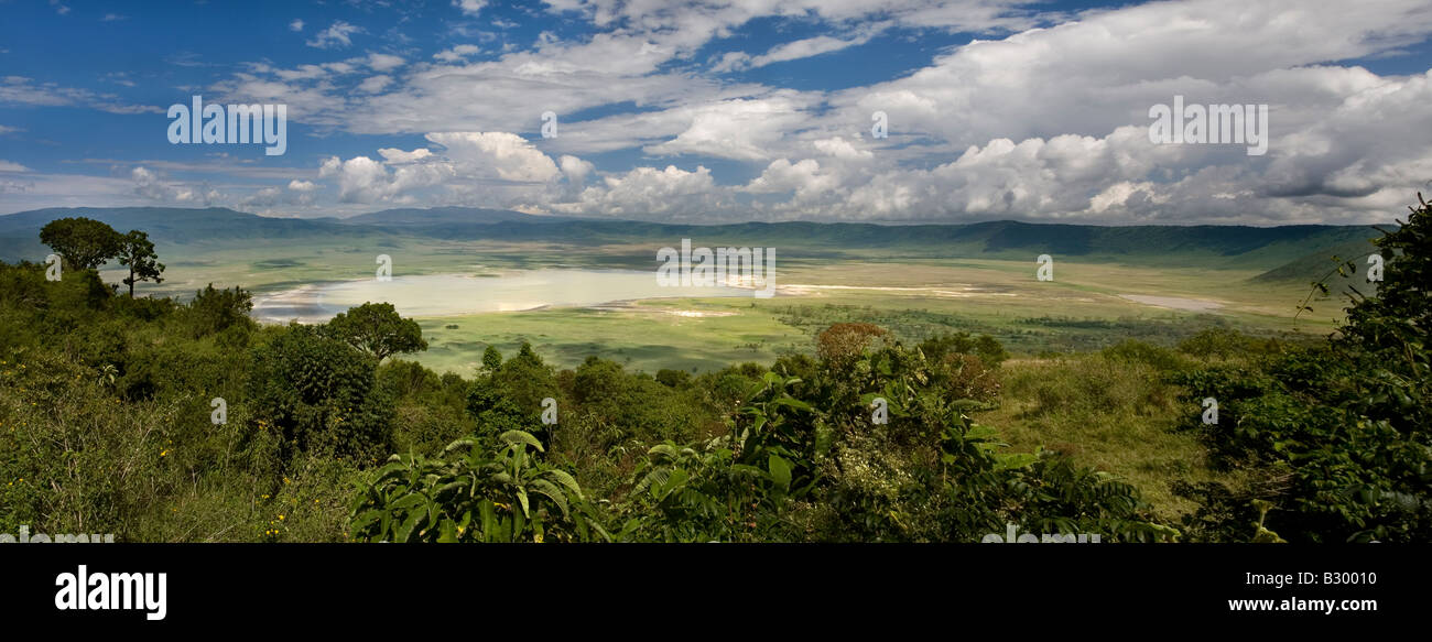 Ngorongoro Crater Tanzania Stock Photo