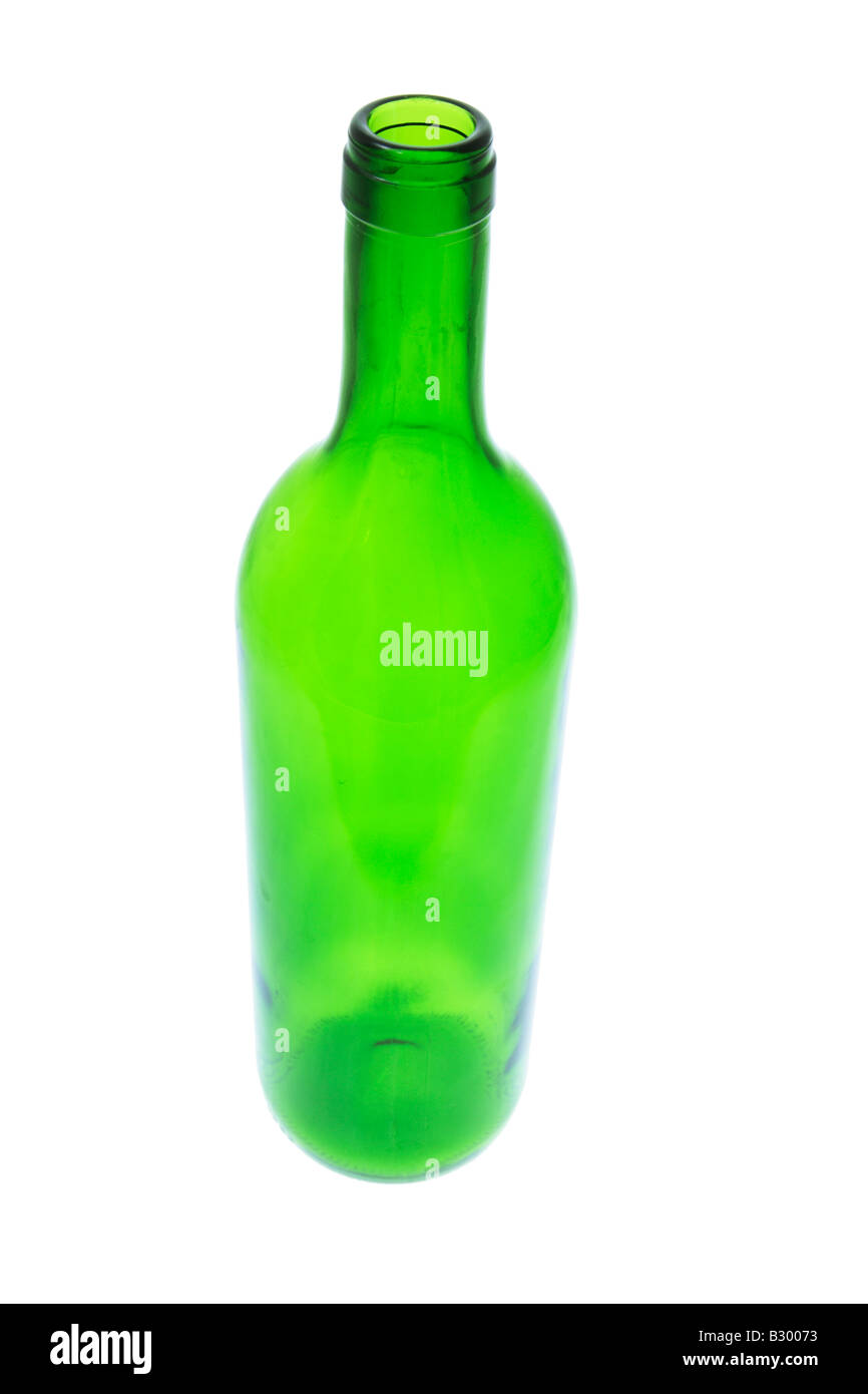 Green Glass Bottle Stock Photo Alamy