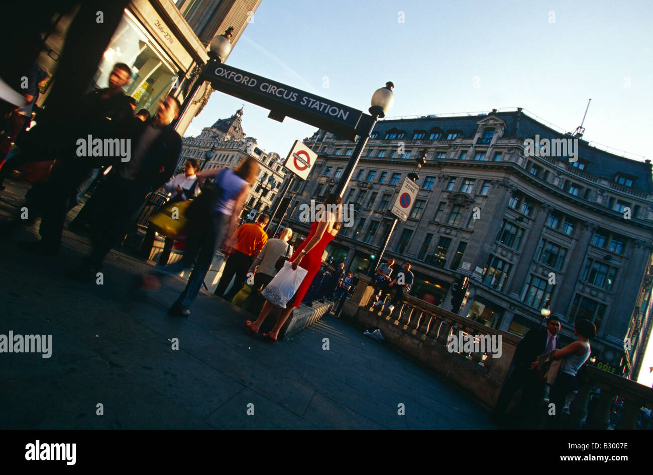 The Oxford Circus Station in London Stock Photo Alamy