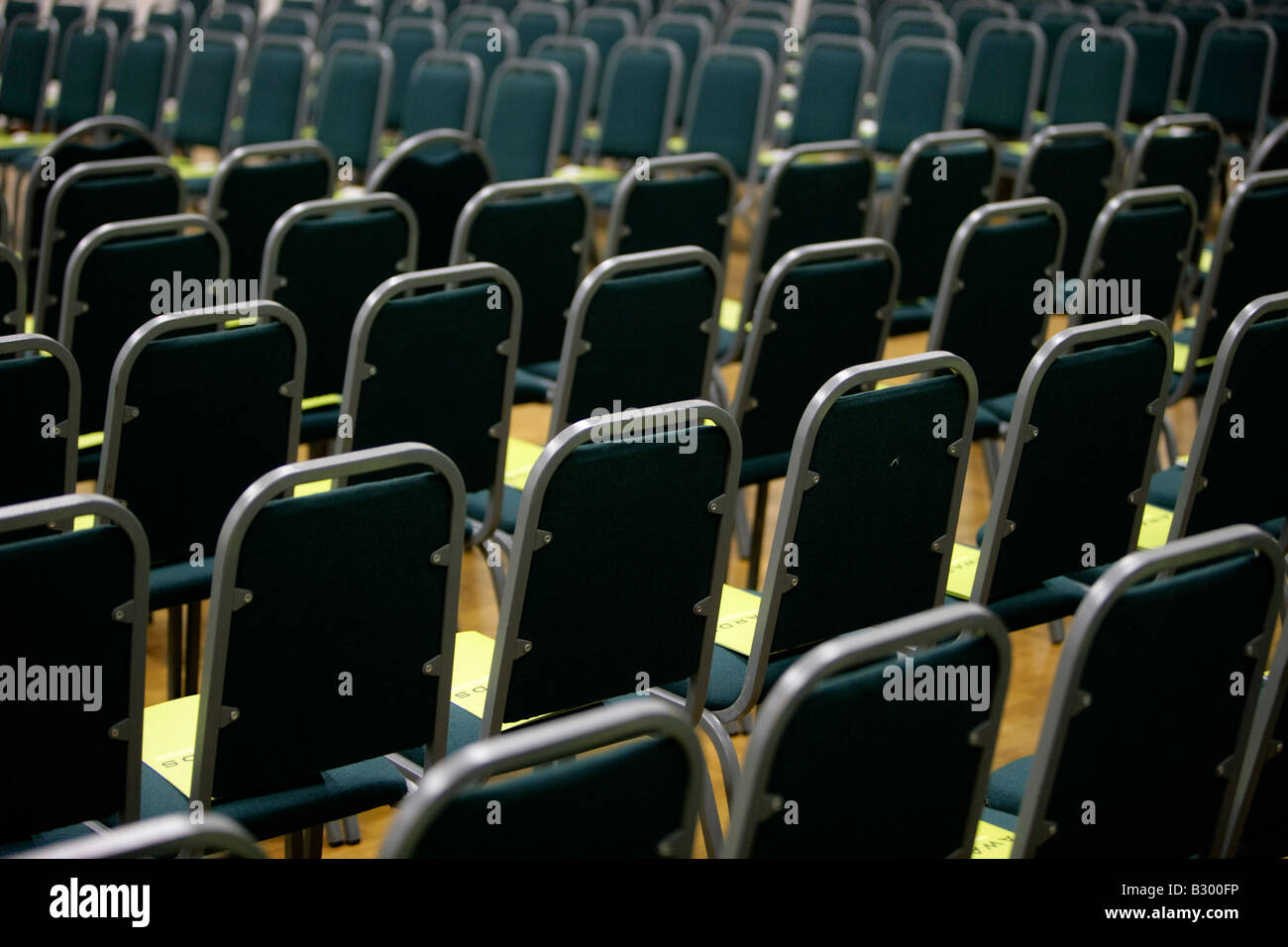 Rows of Chairs in Auditorium Stock Photo Alamy
