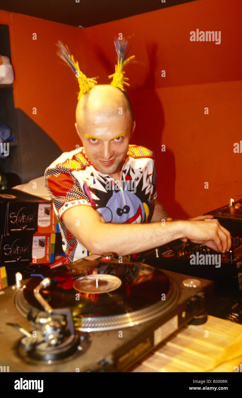 A DJ in London. Stock Photo