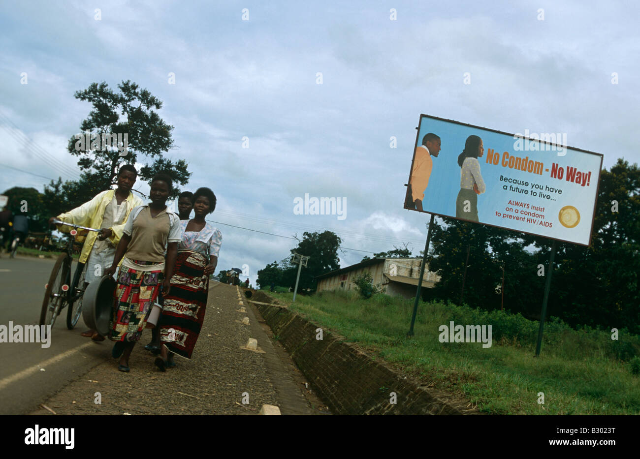 Hiv aids awareness billboard in hi-res stock photography and images - Alamy