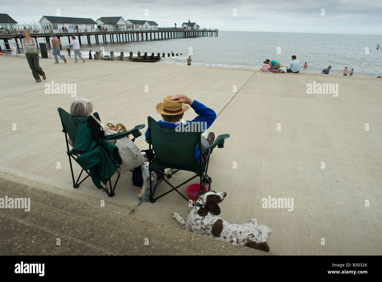 Southwold, Suffolk, Britain, Beach huts, Stock Photo